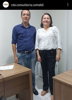 Visita do articulador do contar, Edson na CDA Consultoria.