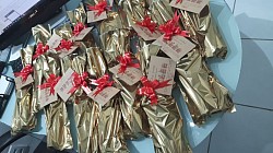Lembrancinha de Natal prontas para ser entregues